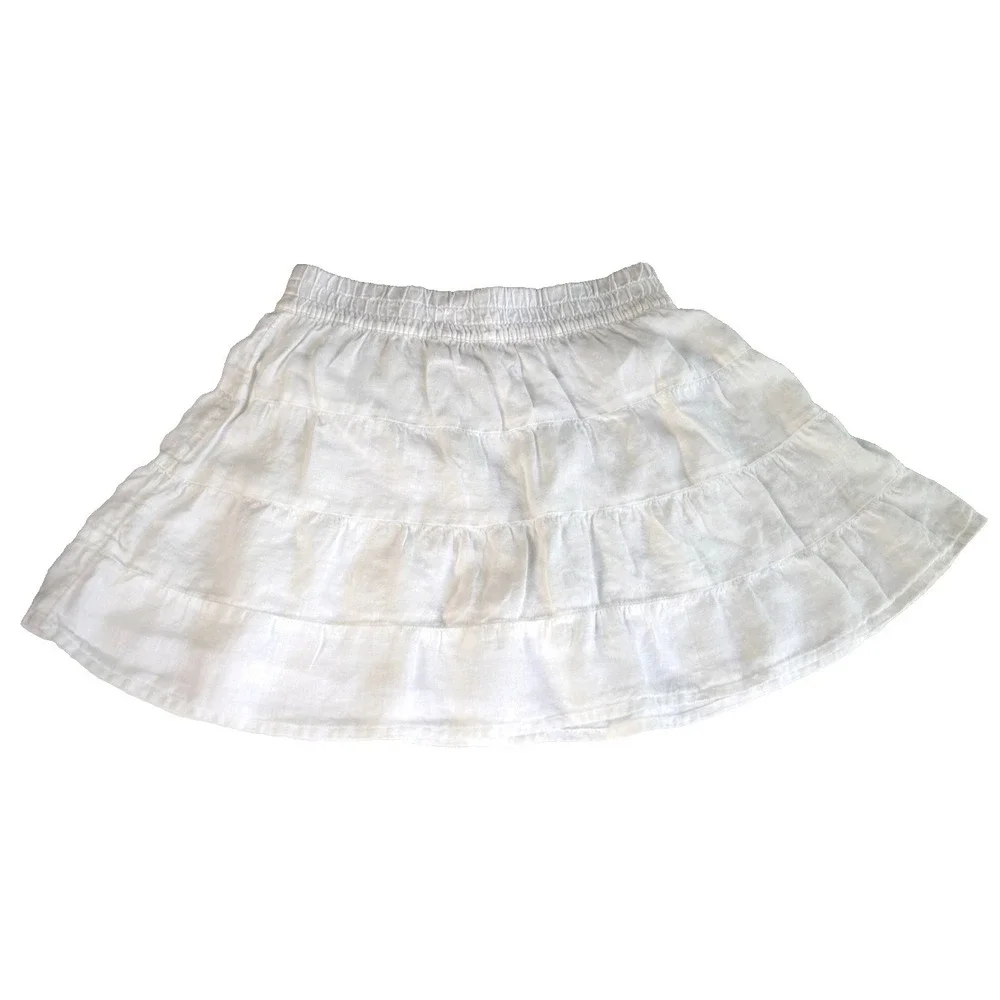 House oi Harlow 100%. Linen Mini Skort Soft Girl Coastal Beach size S